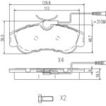 PLAQUETTES DE FREIN CITROEN BERLINGO 96 – FT29517